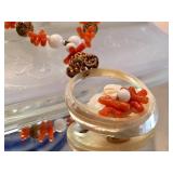 Mother of Pearl Milk Glass