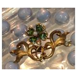 4-Leaf Clover Enamel Work 