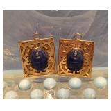 Art Nouveau Scarab Fob Charms