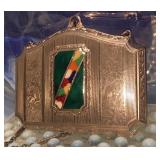 Art Deco Enamel Compact