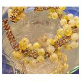 Opalescent Art Glass Bead