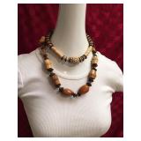 Miriam Haskell Wood Necklaces