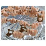 Miriam Haskell Pink Geo Beads