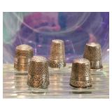 Sterling Thimbles LOT 1