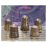 Sterling Thimbles LOT 2