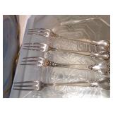 Sterling Strawberry Forks