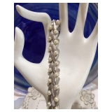 Trifari Rhinestone Faux Pearl 