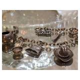 Sterling Silver Charms Bracelet