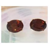 Crown Trifari Topaz Glass