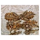 RARE Miriam Haskell Duette Set Boucher Gripoix Glass Earrings Omega Watch Sterling Charms & More! 