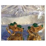 Gold Plate Gripoix Glass