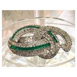 Art Deco DeRosa Dress Clip