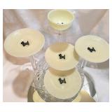 Cup & 4 Saucer Plates 