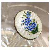 Sterling Guilloche Pin