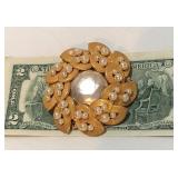 3" by 3" Large Brooch 