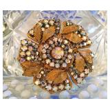 Miriam Haskell Brooch 