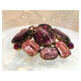 Art Glass Brooch 