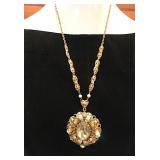 Faux Peridot Glass Rhinestones