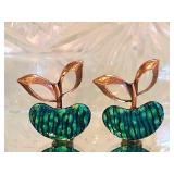 MCM Copper Enamel Earrings