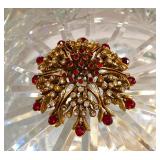 Florenza Signed Brooch 