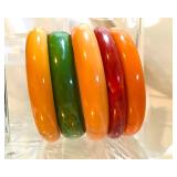 Marbled Red Orange Butterscotch 