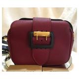 Antique Red Leather Purse 