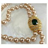 Double Strand Pave Swarovski Crystal Clasp