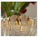 Swarovski Crystal Pave Earrings 