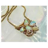 5 Pear Cut Very Fine Luster Opals 