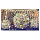 Vendome Aurora Borealis Brooch Earrings Set