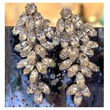 Weiss Dangle Chandelier Earrings 