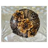 Signed Hobe Brooch Pin 