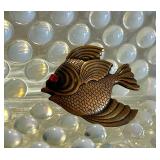 Joseff of Hollywood Fish Brooch Pin 