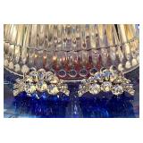 Eisenberg Crystal Rhinestone Earrings 