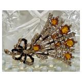 Crown Trifari Alfred Philippe Empress Eugenie Brooch 