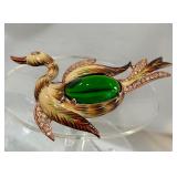 Corocraft Jelly Belly Swan / Duck Brooch 