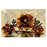 Coro Rose Brooch & Earrings Set 