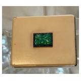 Enamel Jade & Marcasite 