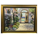 BEAUTIFUL LARGE FRAMED OIL PAINTING