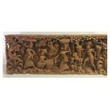 HAND CARVED WALL STORY BOARD