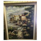 BEAUTIFUL LARGE FRAMED OIL PAINTING