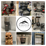 Wasatch Estate Sales *(SALE 1 of 3)* Mobility Items + Expensive Scooters + Furniture + Craft + Sewin
