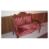 Victorian settee 