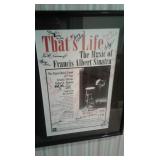 Signed local music poster