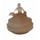 L. E. Smith Powder Jar