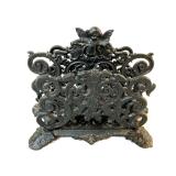 Cast iron Letter Holder.