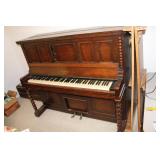 antique player piano