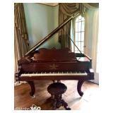 Rosewood Steinway baby grand piano 