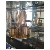 Mid Century brass tea set 