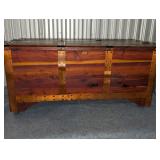 VINTAGE CEDAR TRUNK